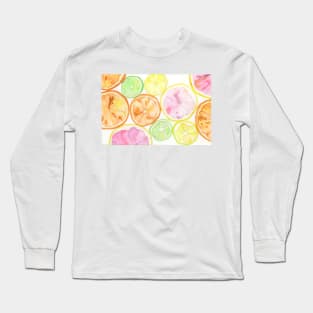 Citrus Slices Long Sleeve T-Shirt